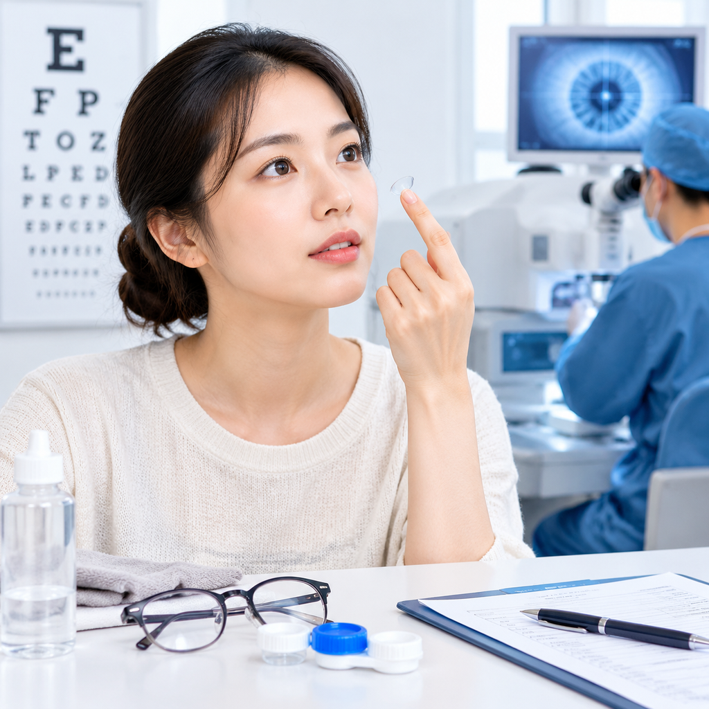 长期戴隐形眼镜的人做近视手术，术前要准备什么