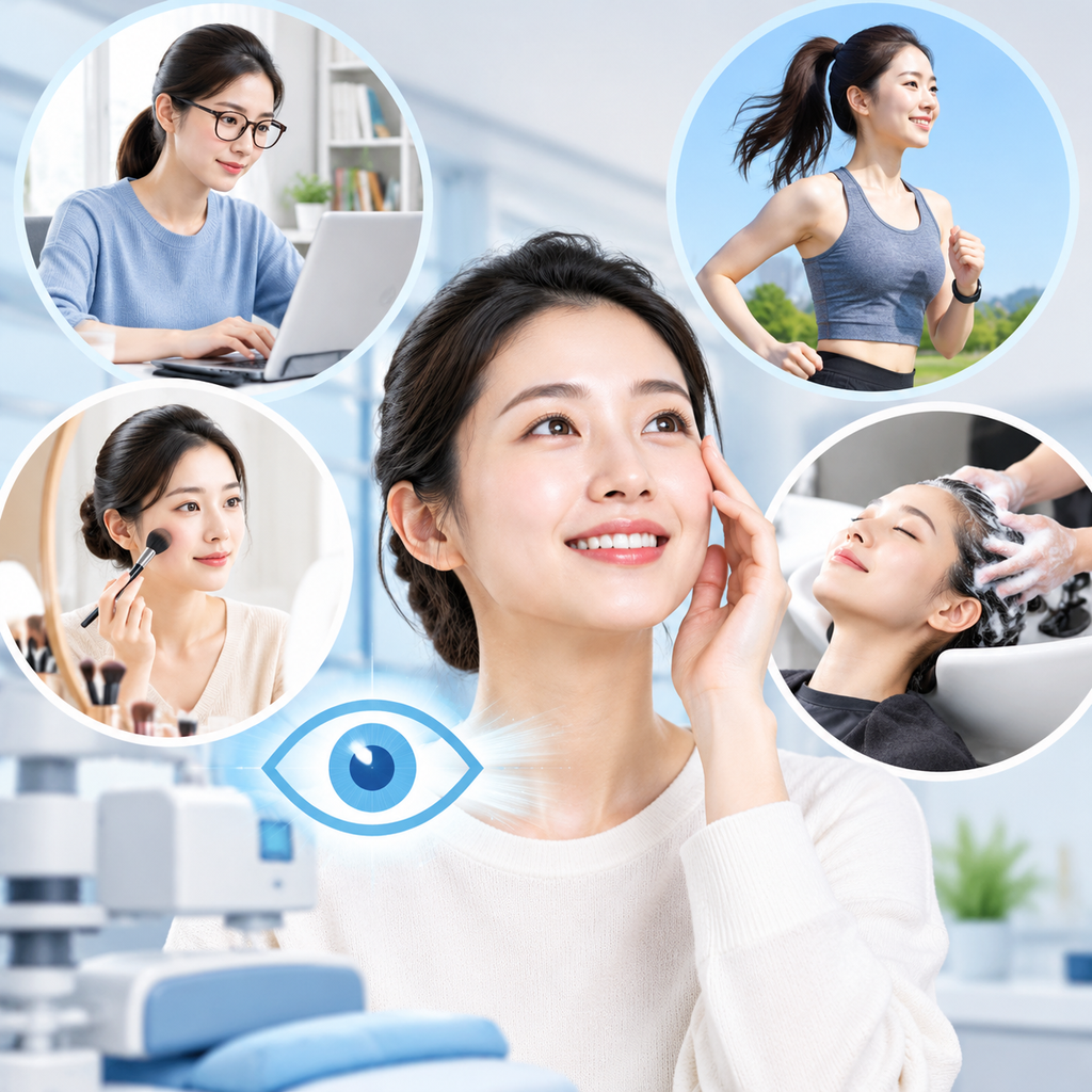 近视手术后多久能看电脑、运动、化妆和洗头
