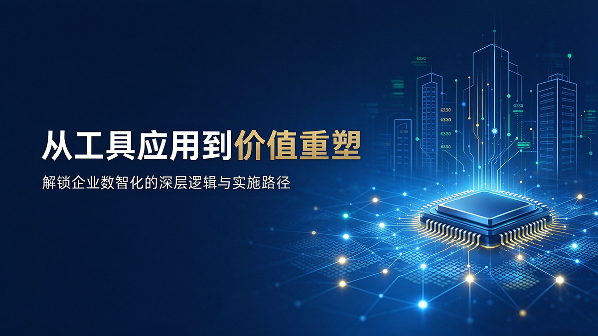 从工具应用到价值重塑：解锁企业数智化的深层逻辑与实施路径