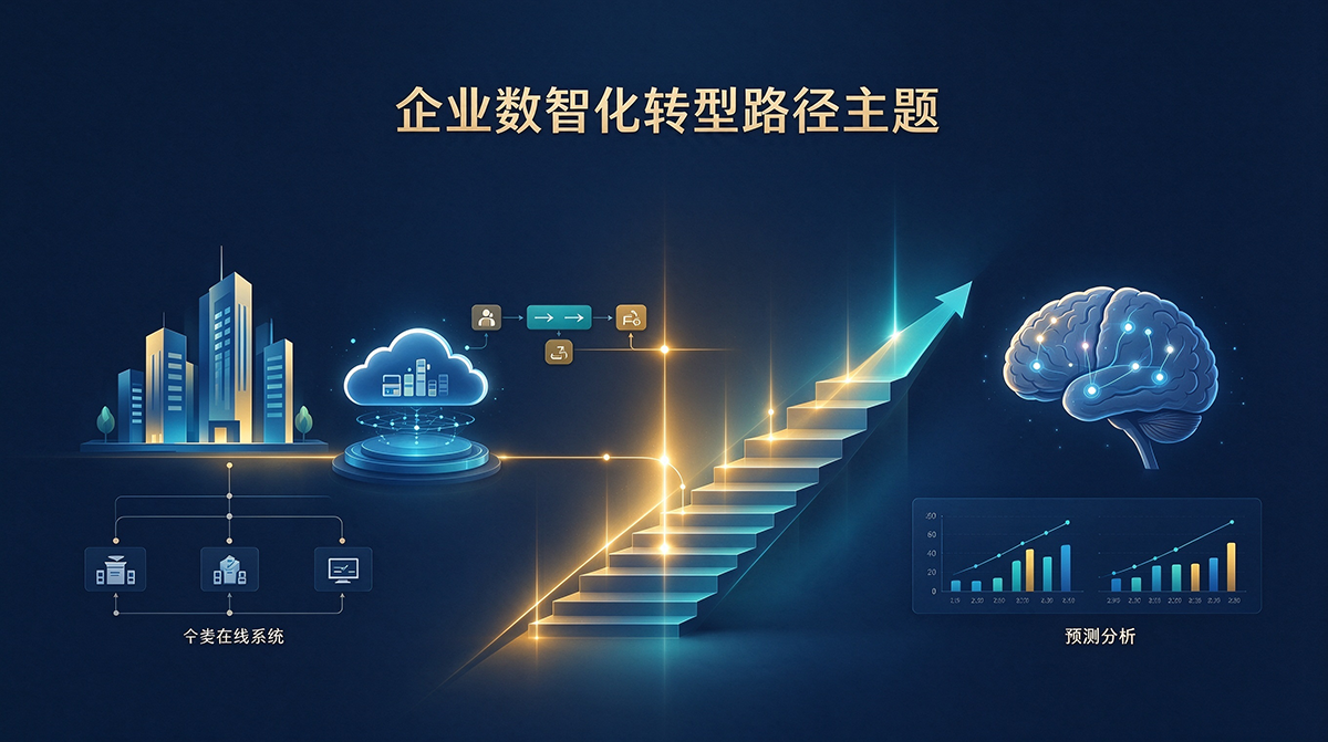 从“业务在线”到“智能决策”：中国企业数智化转型的深度实践与路径解析