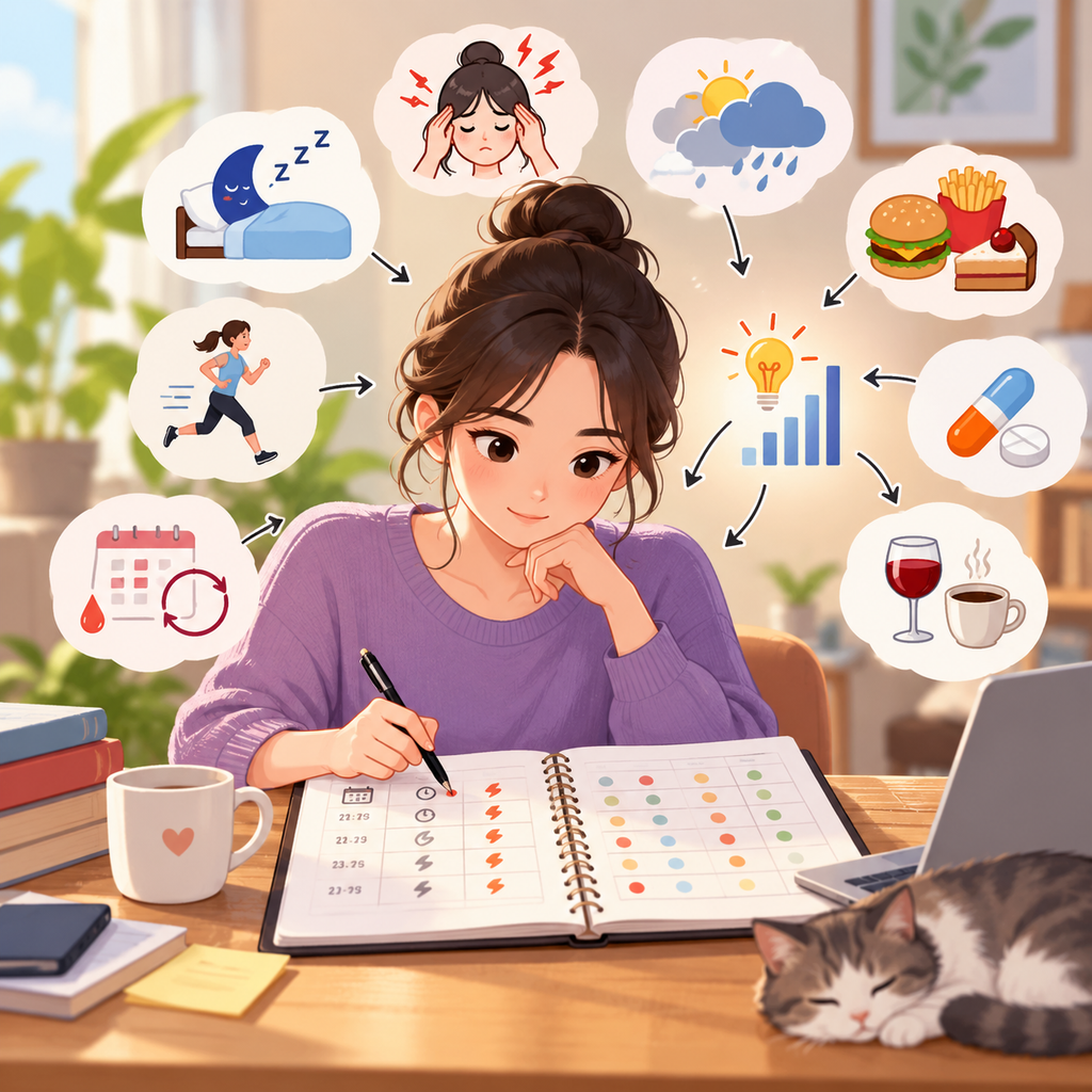 如何从发作记录中排查个人发作诱因