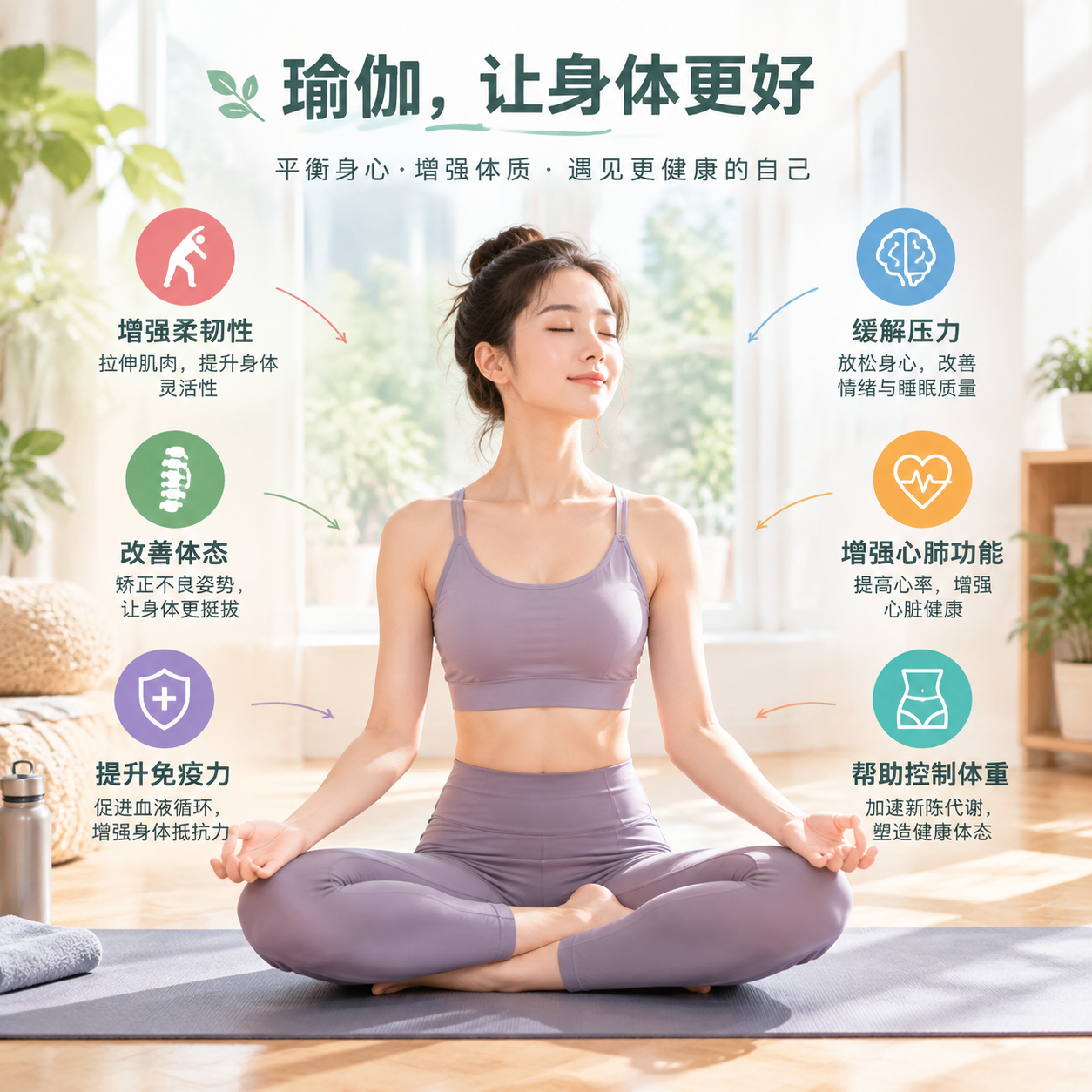 瑜伽对身体的积极影响