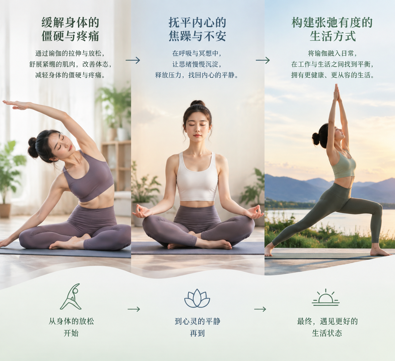 瑜伽能带来什么影响：从身体修复到生活方式的全面重塑