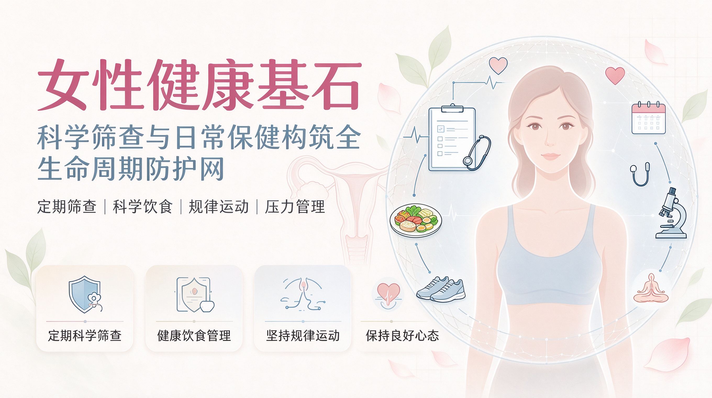 女性健康基石：科学筛查与日常保健构筑全生命周期防护网