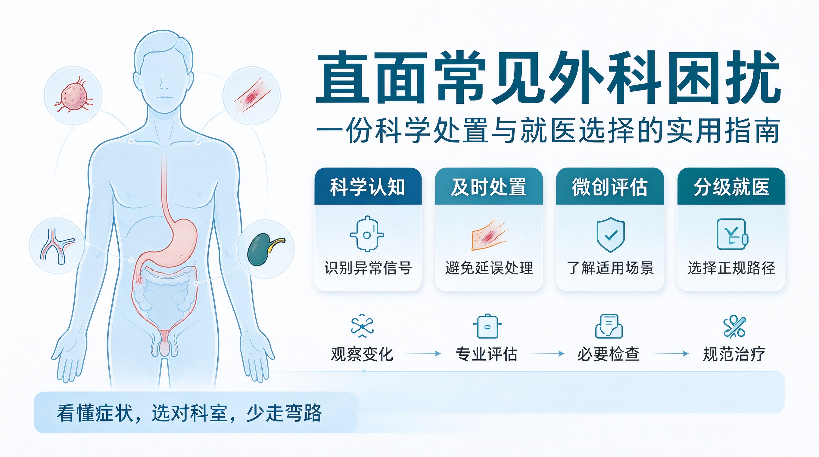 直面常见外科困扰：一份科学处置与就医选择的实用指南
