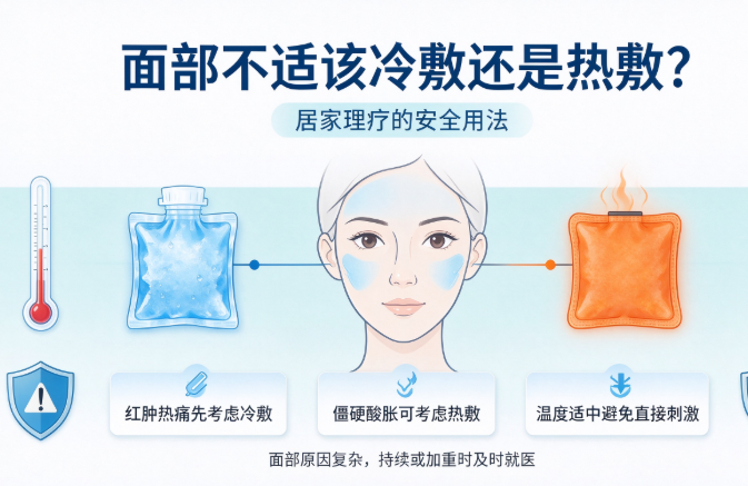 面部不适该冷敷还是热敷？居家理疗的安全用法