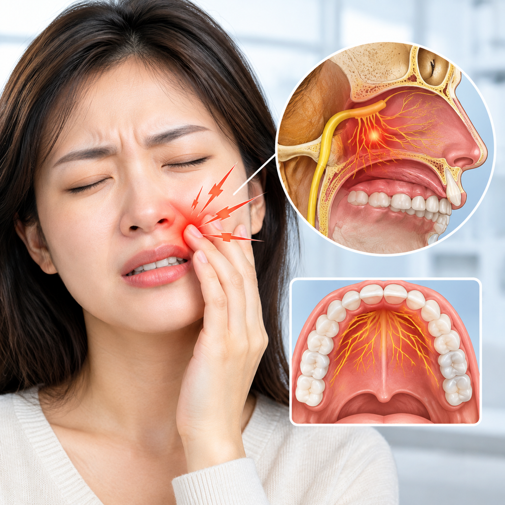 蝶腭神经痛为什么总被误认为鼻窦炎？单侧鼻根眼眶痛识别