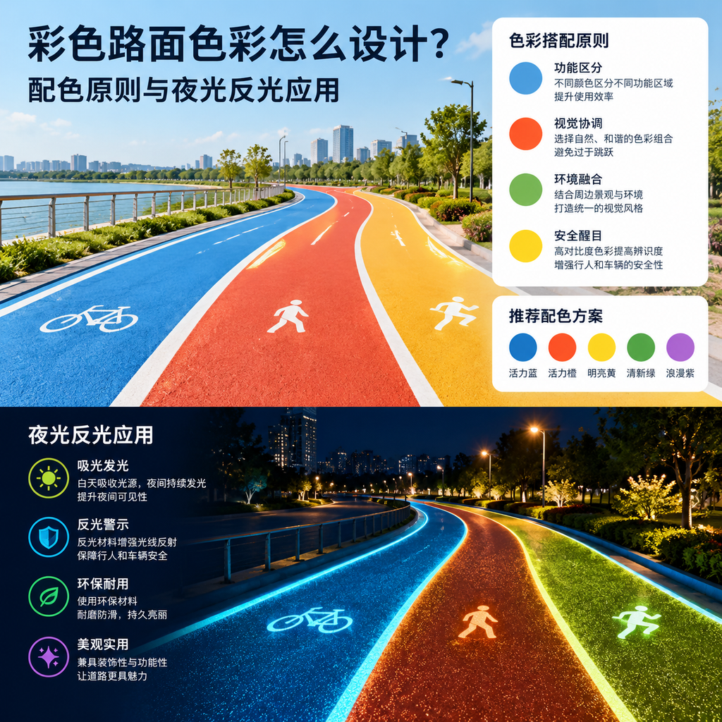 概念界定：何为系统的彩色路面色彩设计？