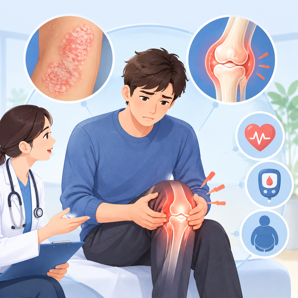 银屑病只是皮肤问题吗？关节型银屑病的识别线索与共病管理