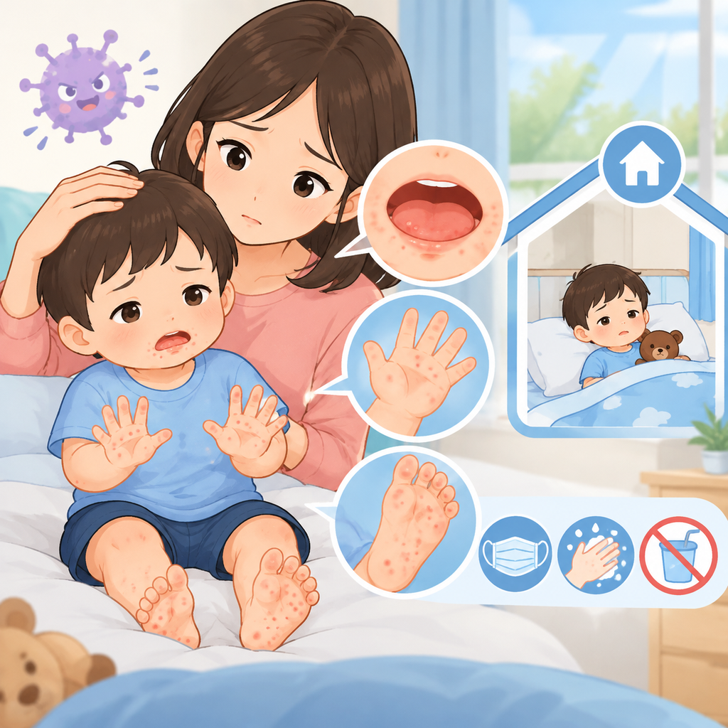 手足口病高发季：家长要掌握的皮疹识别与隔离要点