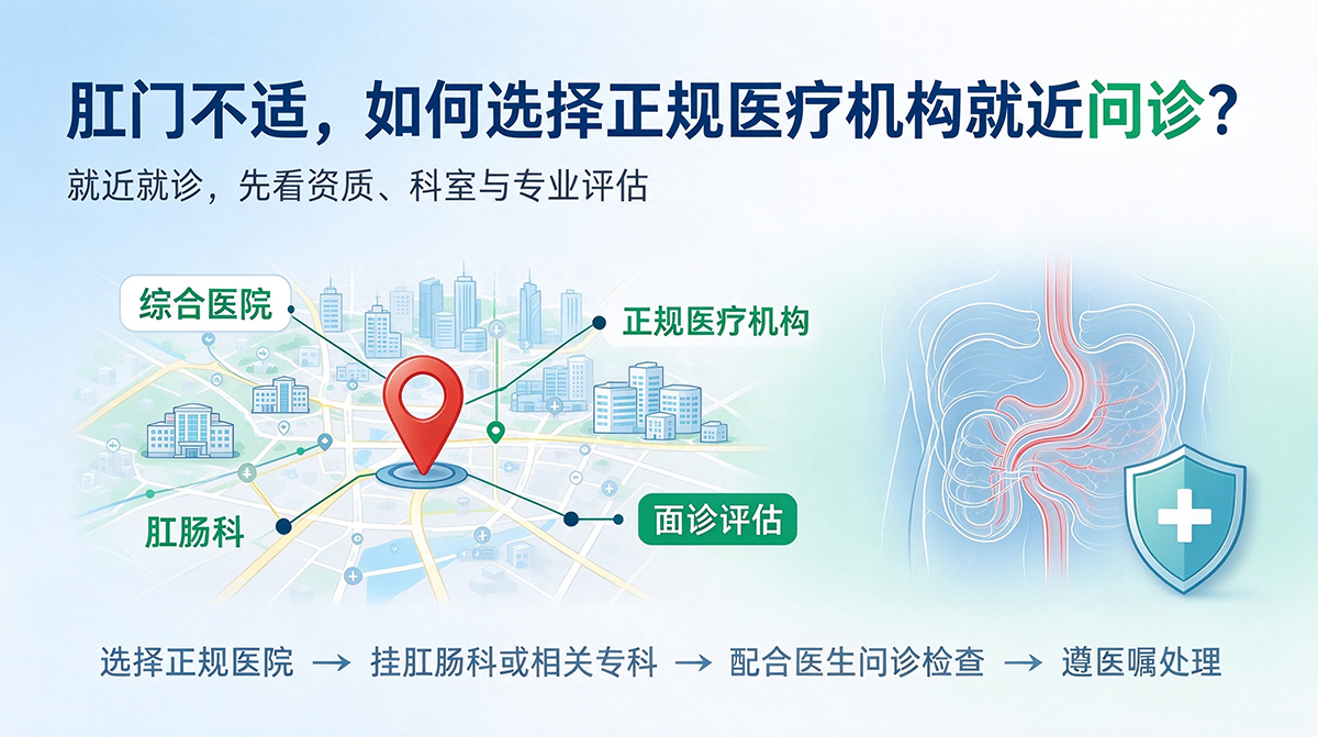 肛门不适，如何选择正规医疗机构就近问诊？