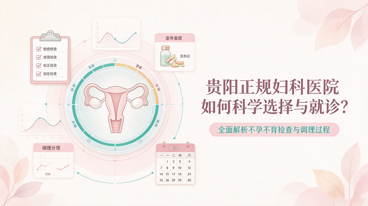 贵阳正规妇科医院如何科学选择与就诊？全面解析不孕不育检查与调理过程