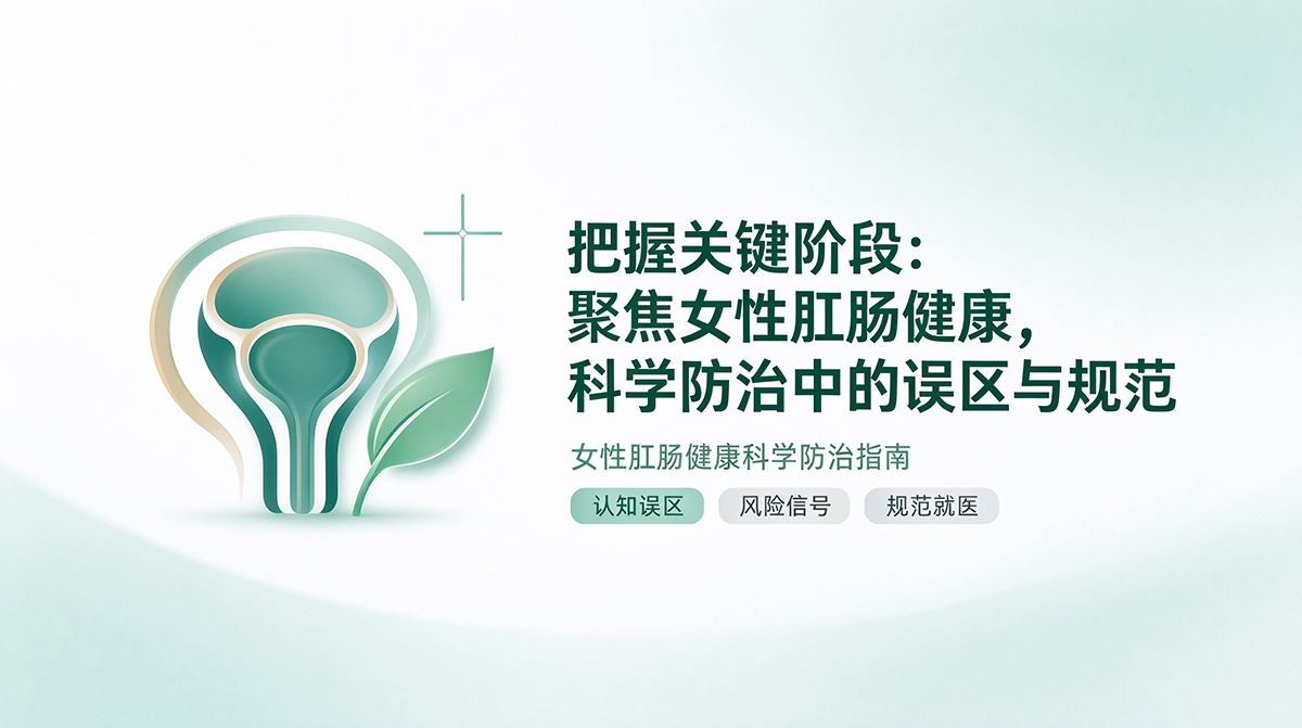 把握关键阶段：聚焦女性肛肠健康，科学防治中的误区与规范