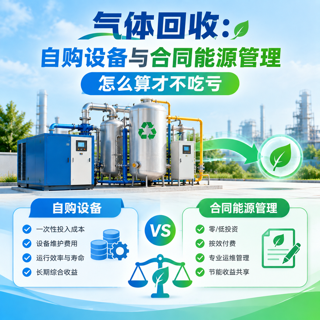 气体回收：自购设备与合同能源管理怎么算才不吃亏