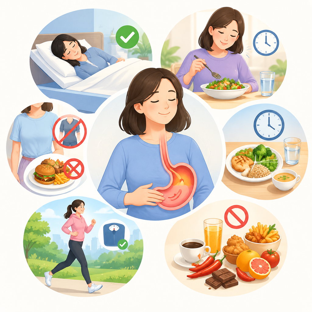 胃食管反流病的生活方式管理：从睡姿到进食节奏