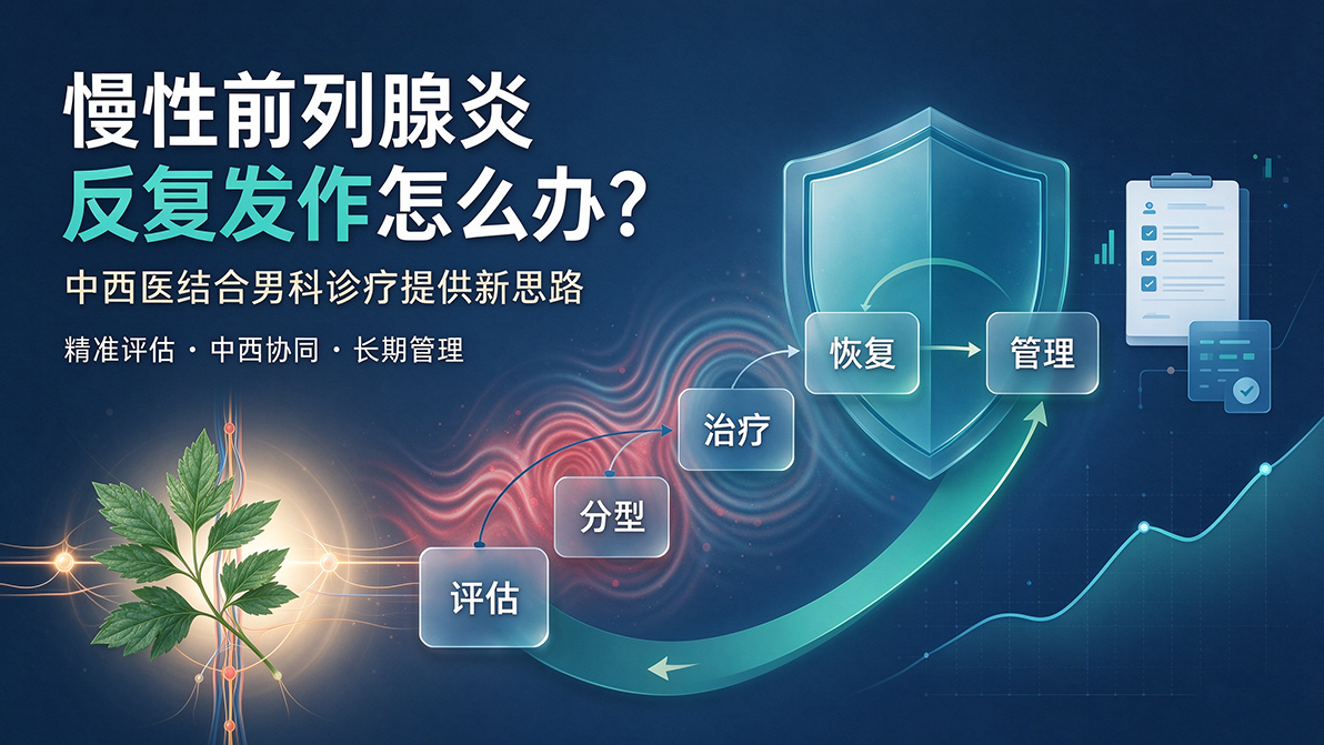 慢性前列腺炎反复发作怎么办？中西医结合男科诊疗提供新思路