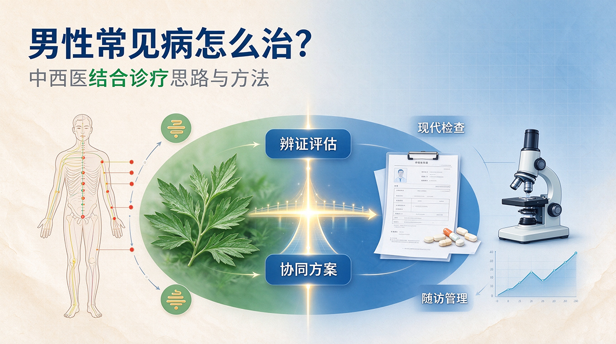 男性常见病怎么治？中西医结合诊疗思路与方法