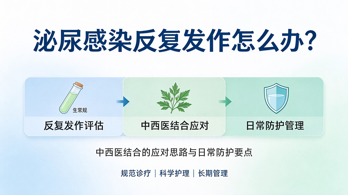 泌尿感染反复发作怎么办？中西医结合的应对思路与日常防护要点