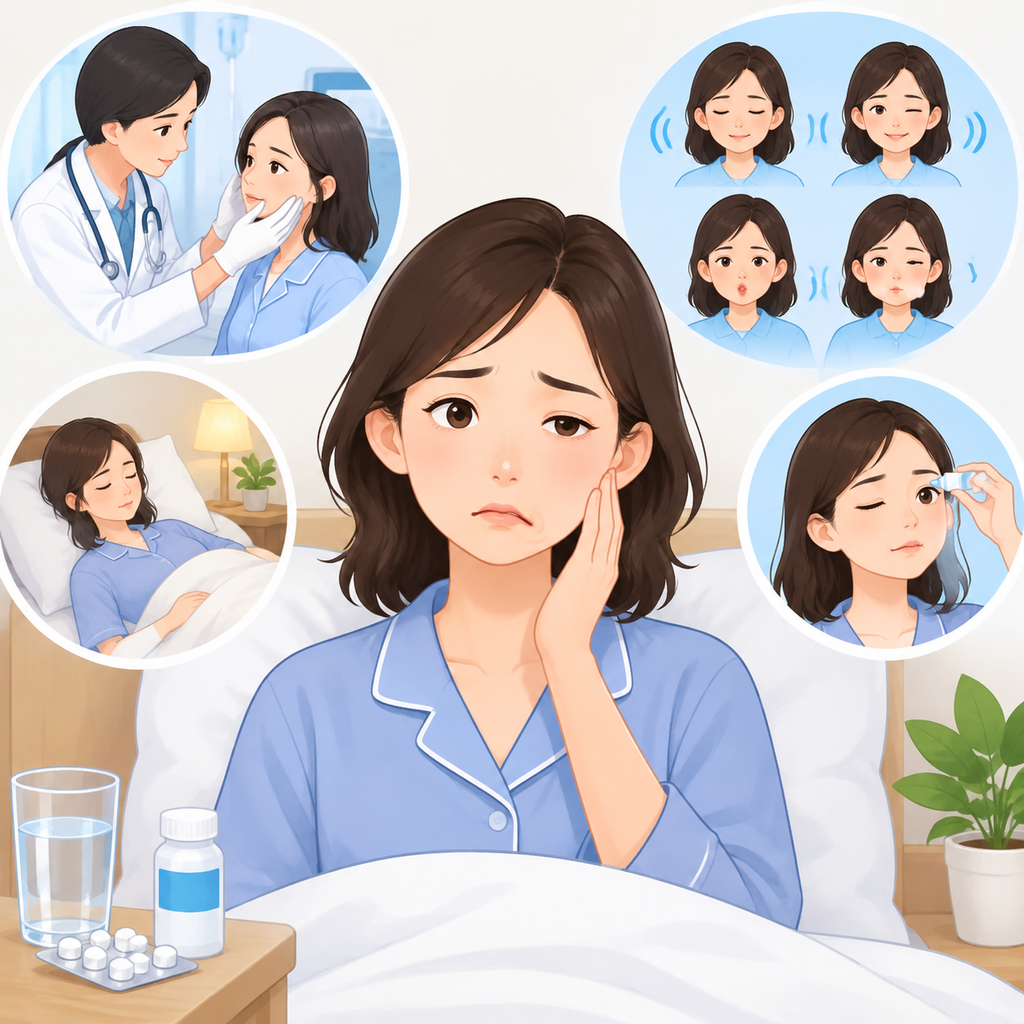 一觉醒来嘴歪了：面神经麻痹的急性期照护与居家康复