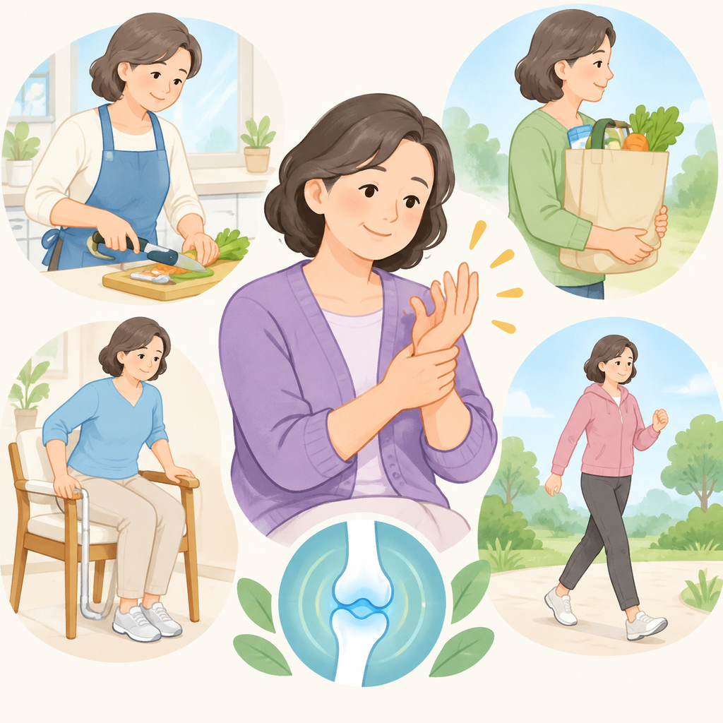 类风湿关节炎的关节保护：日常动作里省力与护关节的做法