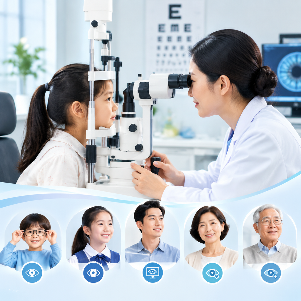 不同年龄段眼健康检查全指南：守护全生命周期视力健康
