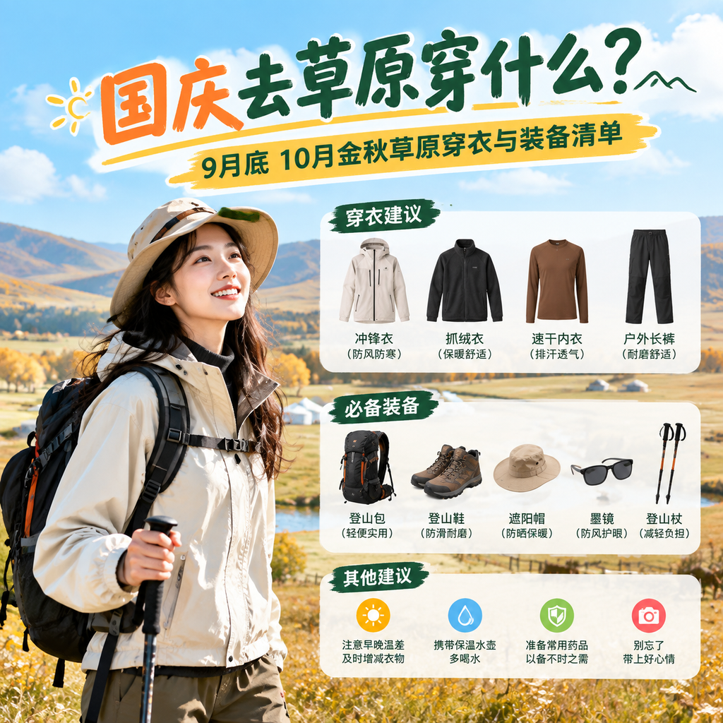 什么是“分层穿衣法”？应对草原温差的科学着装策略
