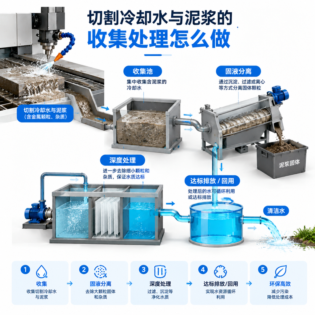 切割冷却水与泥浆的收集处理怎么做