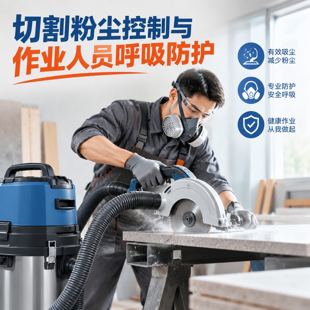 切割粉尘控制与作业人员呼吸防护