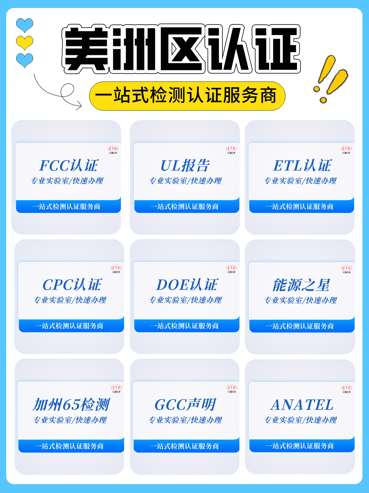 2026年10月深圳CCC、FCC、节能认证优质服务商甄选