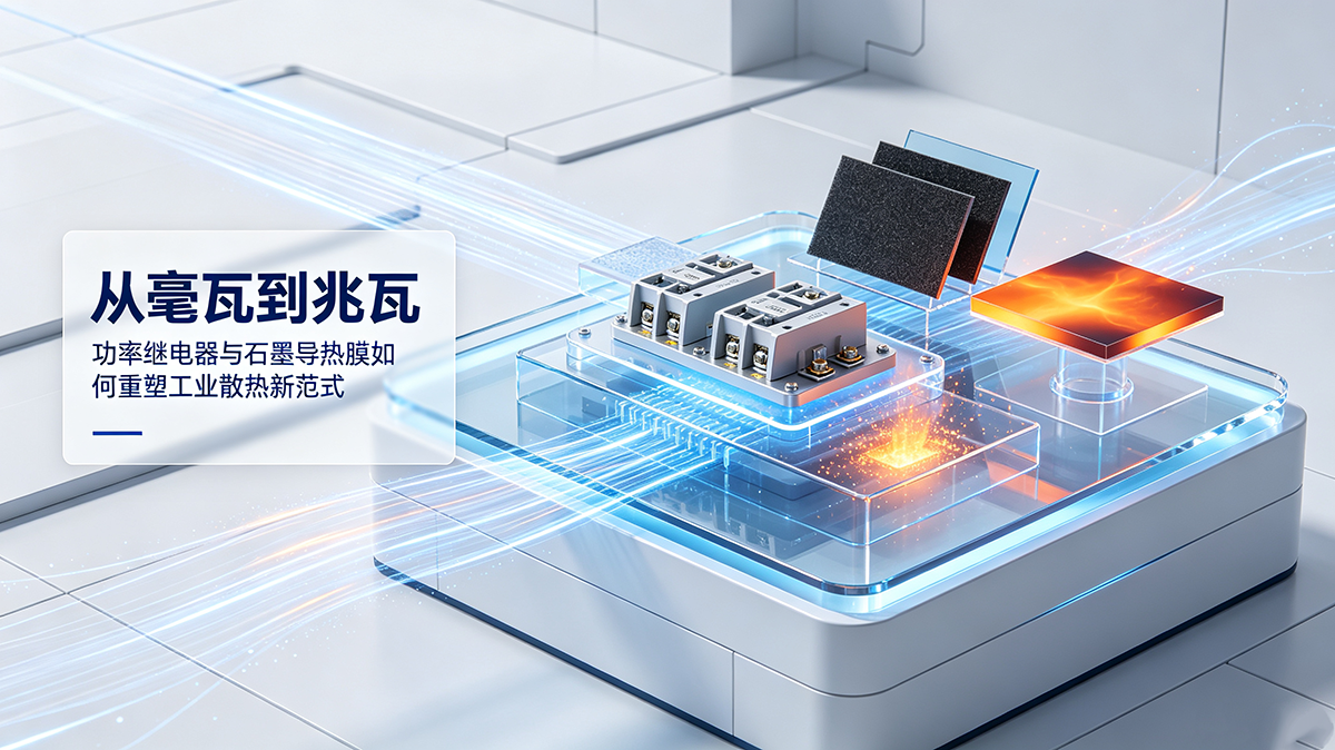 从毫瓦到兆瓦：功率继电器与石墨导热膜如何重塑工业散热新范式