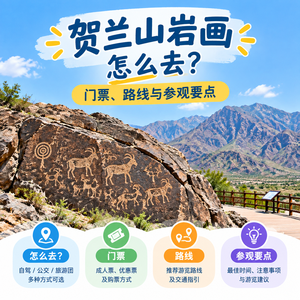 贺兰山岩画怎么去？门票、路线与参观要点