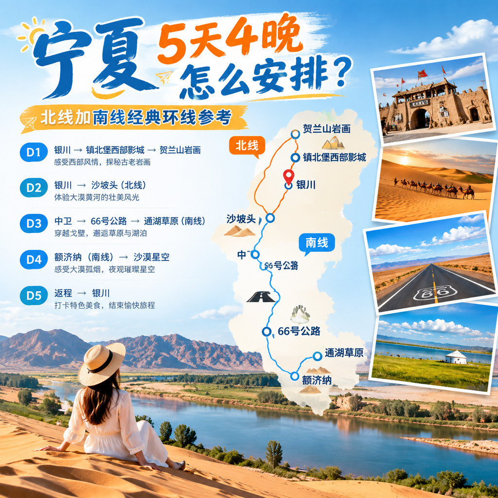 第一部分：宁夏深度环线行程规划参考