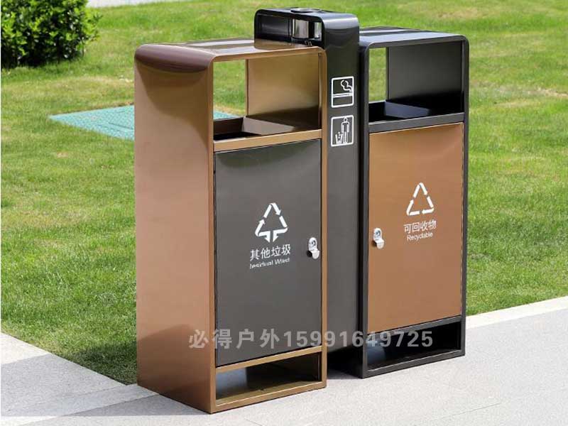陕西必得户外公园椅 / 垃圾桶系列：高品质户外公共设施全品类解析