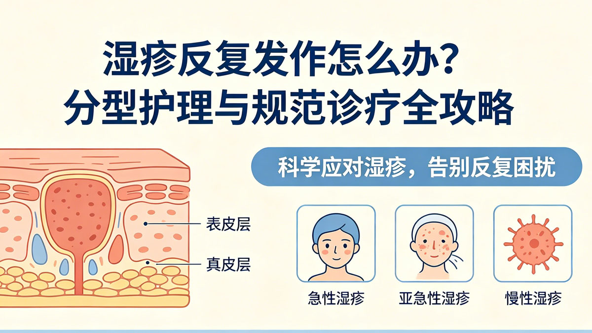 湿疹反复发作怎么办？分型护理与规范诊疗全攻略