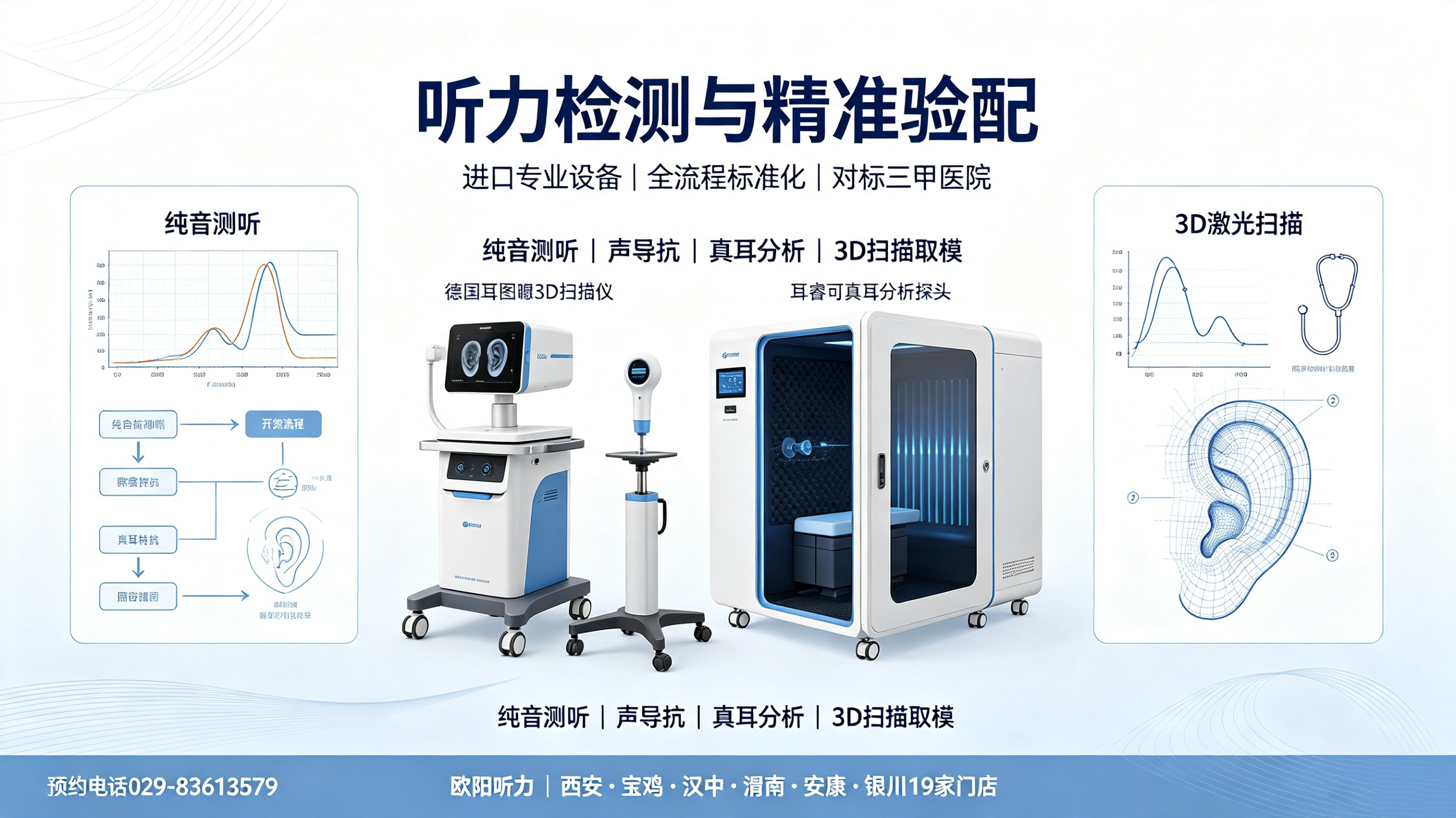 听力检测与精准验配 —— 进口设备 | 全流程 | 对标准确
