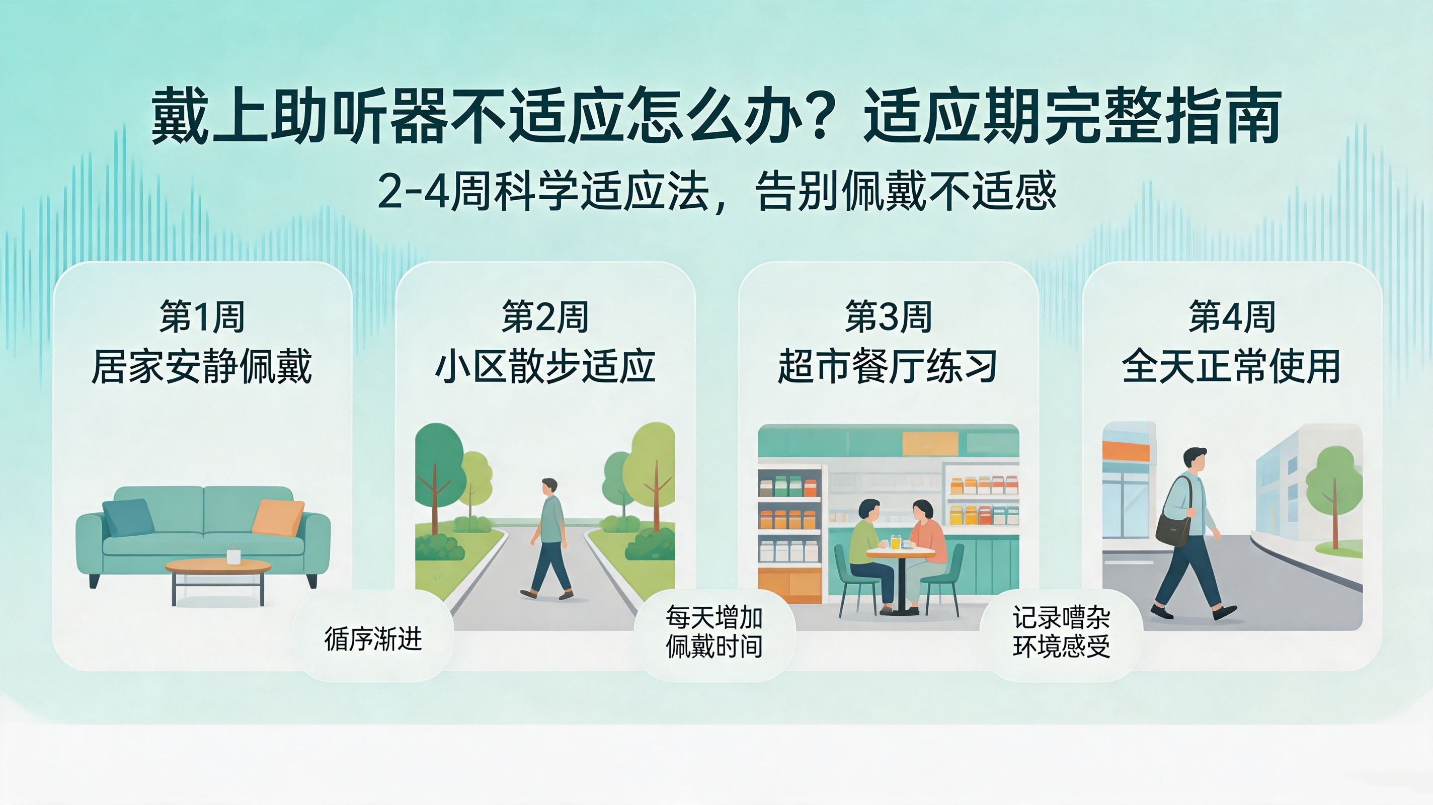 戴上助听器不适应怎么办？适应期完整指南