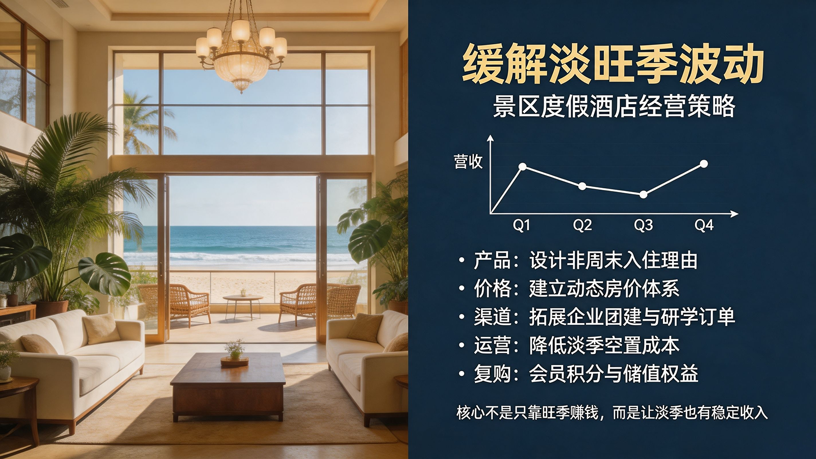 景区度假酒店如何缓解淡旺季波动