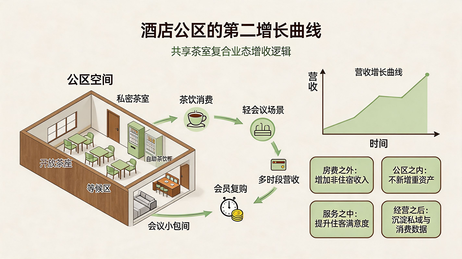 共享茶室，酒店公区复合业态的增收逻辑