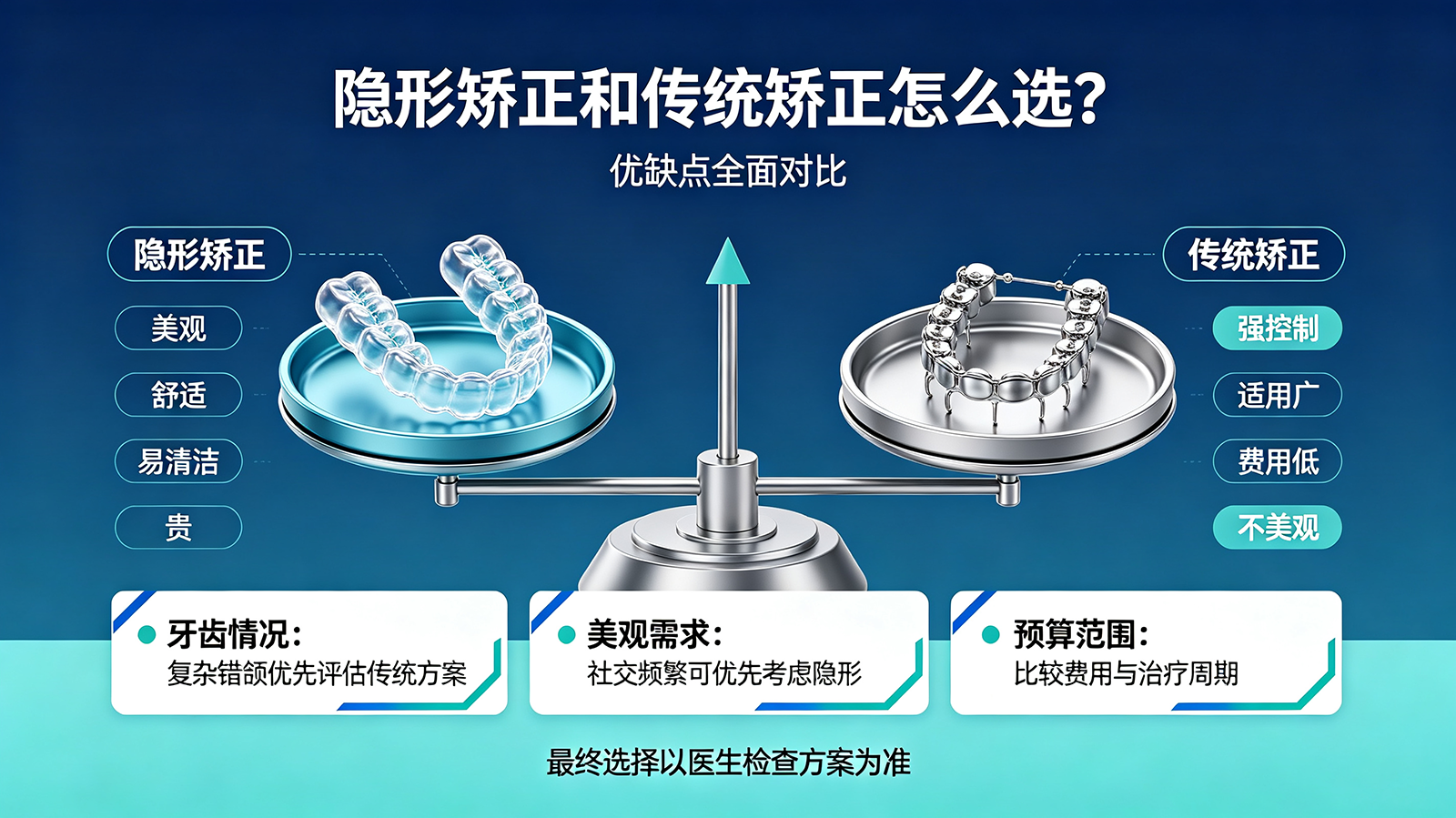 隐形矫正和传统矫正怎么选？优缺点全面对比