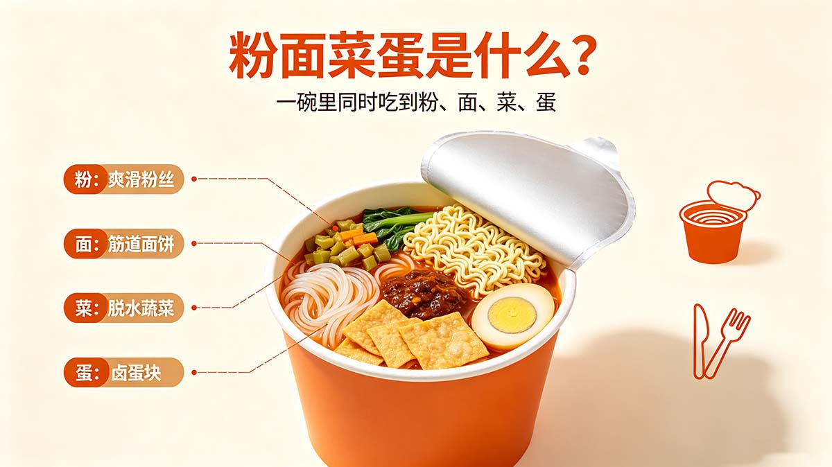 粉面菜蛋是什么？普通泡面到底差在哪？