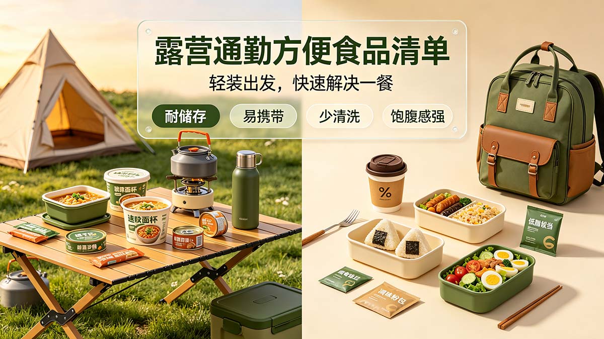 露营出差带什么速食更省心？一份实用清单