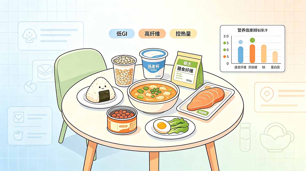 控糖人群能吃方便速食吗？把它放进全天预算里
