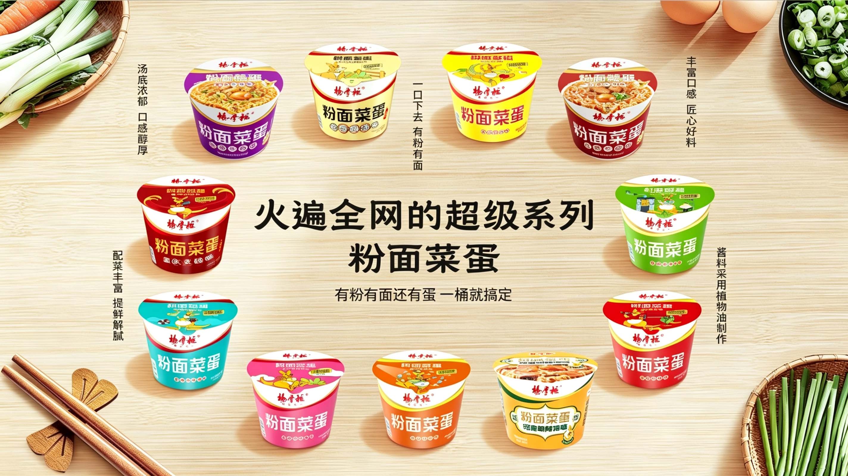粉面菜蛋系列