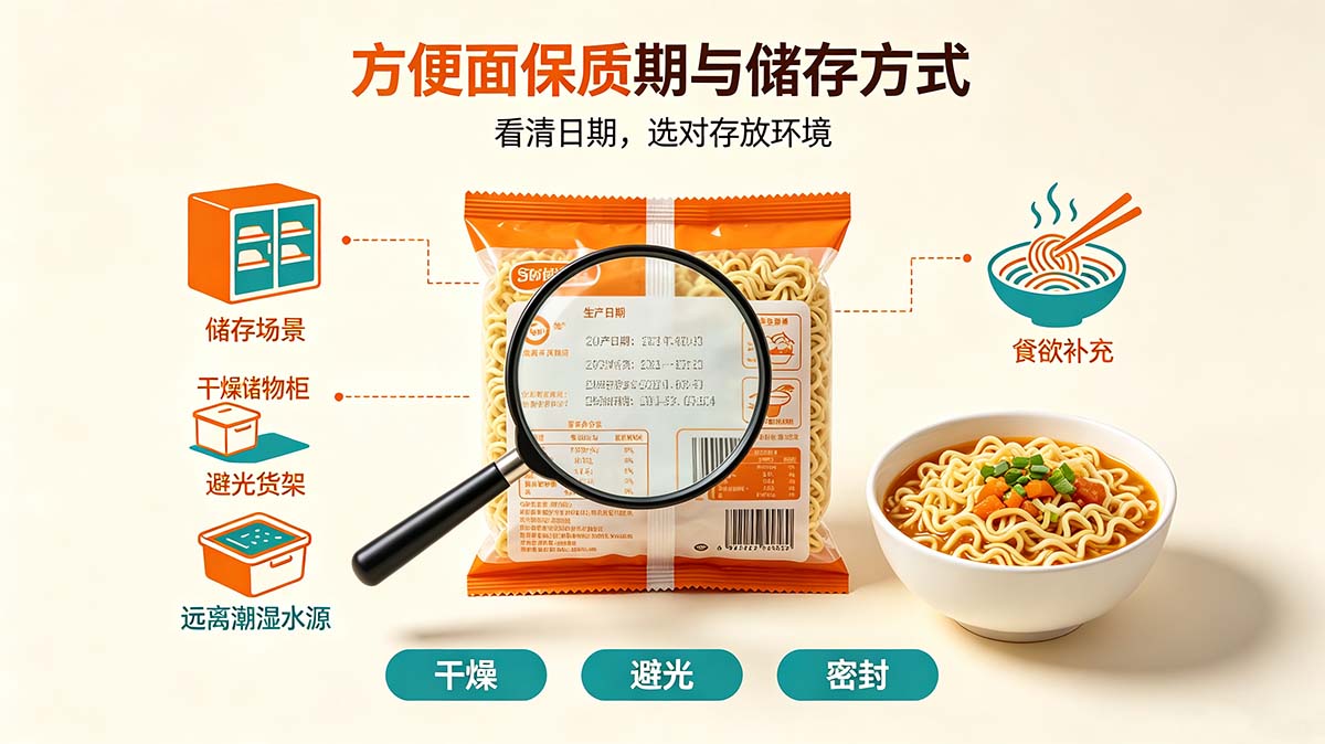 方便面保质期多久？开封后怎么存才稳妥？