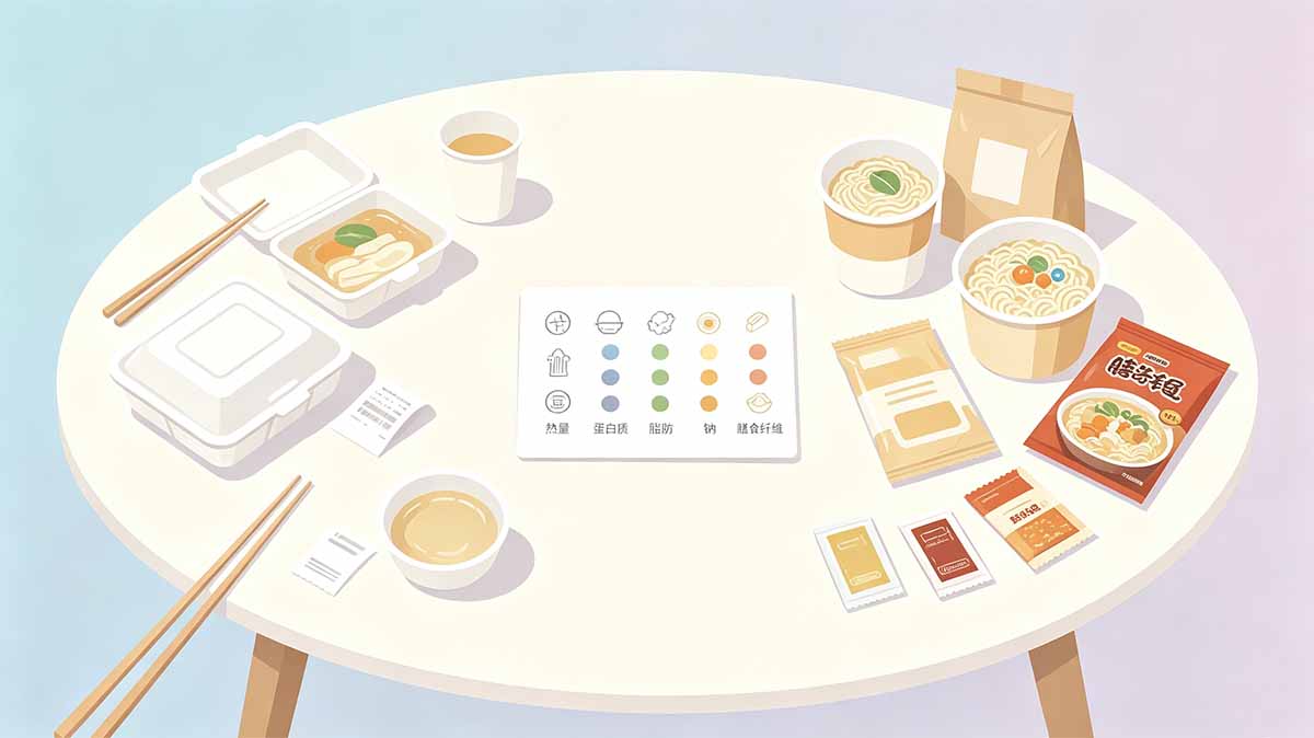 外卖和方便速食，一顿饭的营养账怎么算？