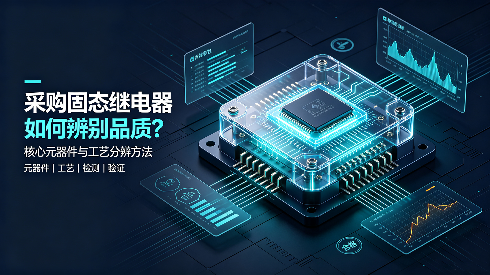 采购固态继电器如何辨别品质？核心元器件与工艺分辨方法