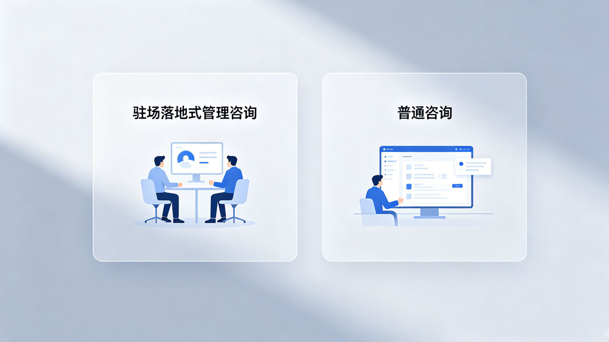 驻场落地式管理咨询和普通咨询的核心区别