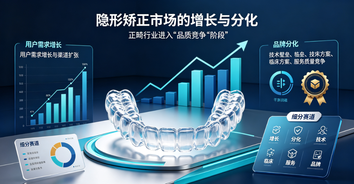 隐形矫正市场的增长与分化——正畸行业进入"品质竞争"阶段