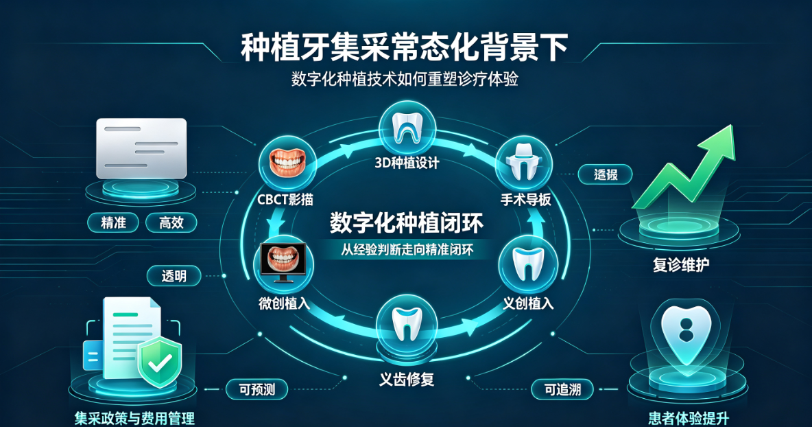 种植牙集采常态化背景下，数字化种植技术如何重塑诊疗体验
