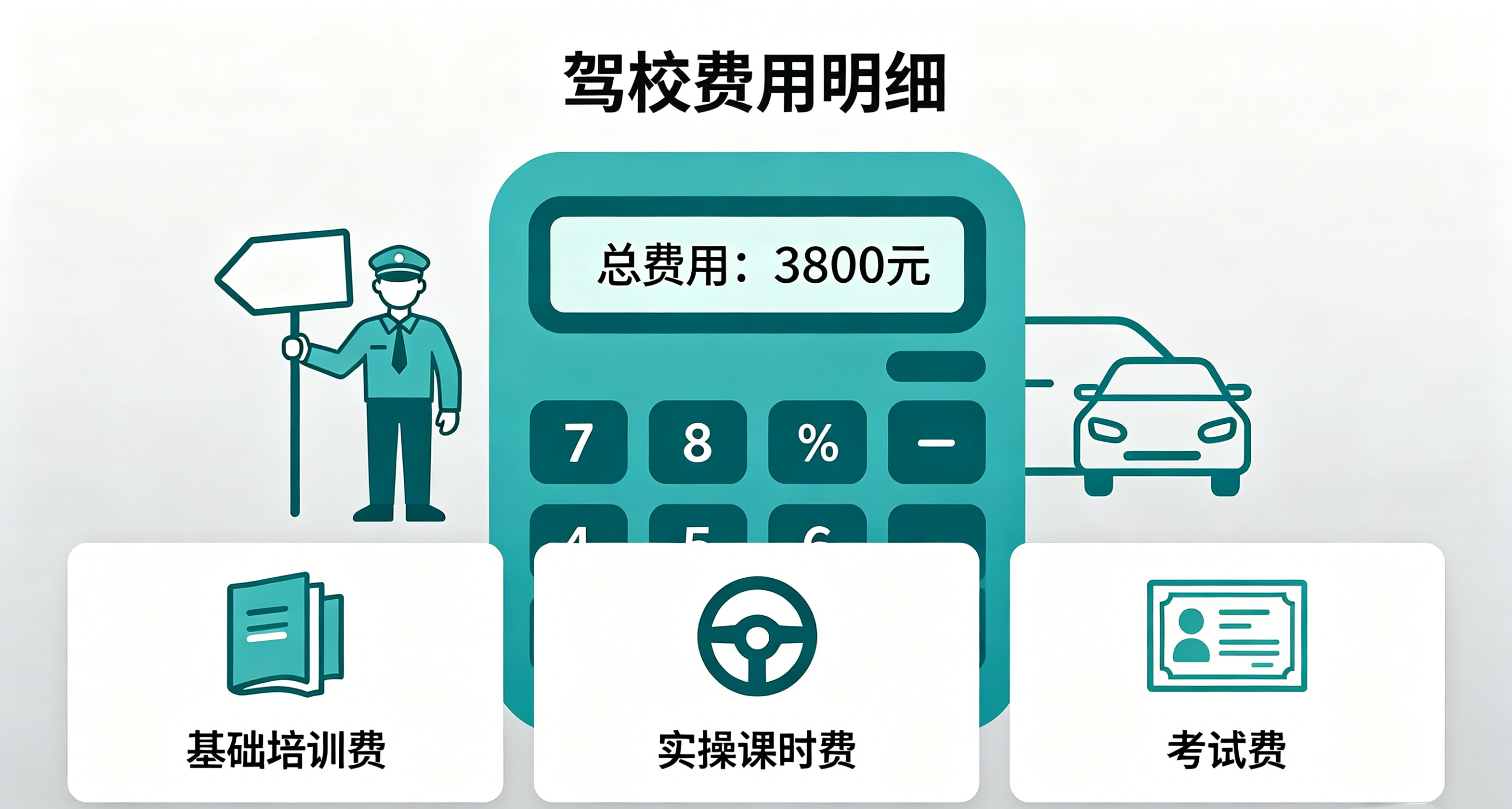 呼和浩特学车费用明细科普：奥海驾校详解报名费包含的服务与项目